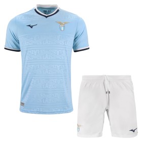 Virallinen pelipaita SS Lazio Koti 2024-25 Lyhythihainen - Lasten ( + Lyhyet housut )